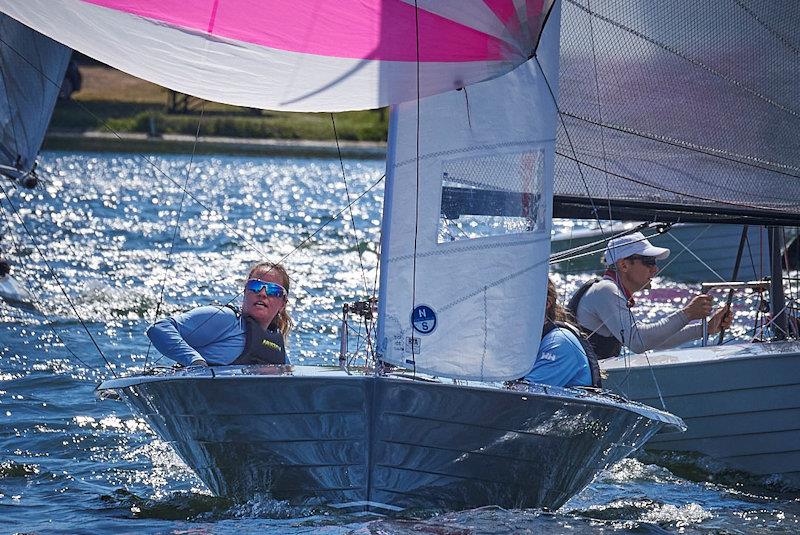 Chris Gould and Sophie Mackley, overall winners - Merlin Rocket Allen South East series at Fishers Green - photo © Rob O'Neill