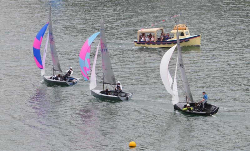 Helly Hansen Merlin Rocket Salcombe Week - Sunday pm race photo copyright Malcolm Mackley taken at Salcombe Yacht Club and featuring the Merlin Rocket class