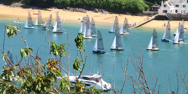 Helly Hansen Merlin Rocket Salcombe Week - Monday racing photo copyright Malcolm Mackley taken at Salcombe Yacht Club and featuring the Merlin Rocket class