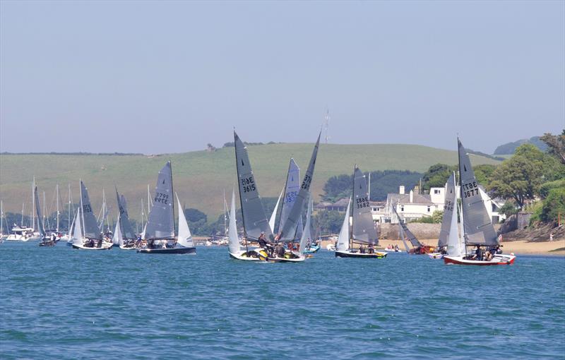 Helly Hansen Merlin Rocket Salcombe Week - Monday racing photo copyright Lucy Burn taken at Salcombe Yacht Club and featuring the Merlin Rocket class