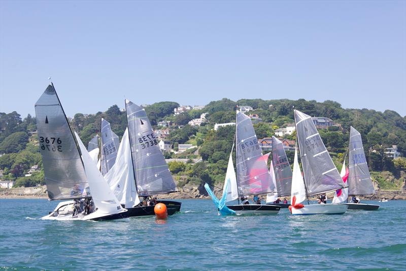 Helly Hansen Merlin Rocket Salcombe Week - Monday racing photo copyright Lucy Burn taken at Salcombe Yacht Club and featuring the Merlin Rocket class