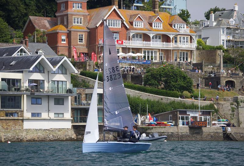 Helly Hansen Merlin Rocket Salcombe Week - Tuesday racing photo copyright Lucy Burn taken at Salcombe Yacht Club and featuring the Merlin Rocket class