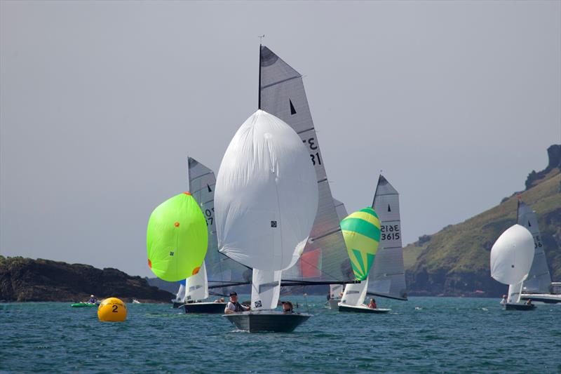 Helly Hansen Merlin Rocket Salcombe Week - Tuesday racing photo copyright Lucy Burn taken at Salcombe Yacht Club and featuring the Merlin Rocket class