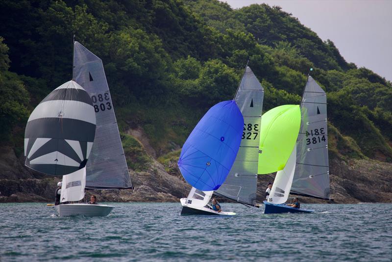 Helly Hansen Merlin Rocket Salcombe Week - Tuesday racing photo copyright Lucy Burn taken at Salcombe Yacht Club and featuring the Merlin Rocket class