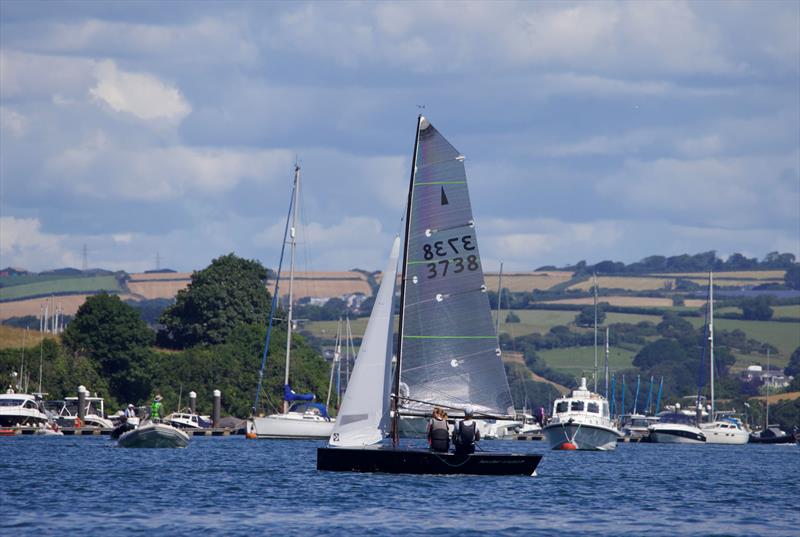 Helly Hansen Merlin Rocket Salcombe Week - Thursday racing photo copyright Lucy Burn taken at Salcombe Yacht Club and featuring the Merlin Rocket class