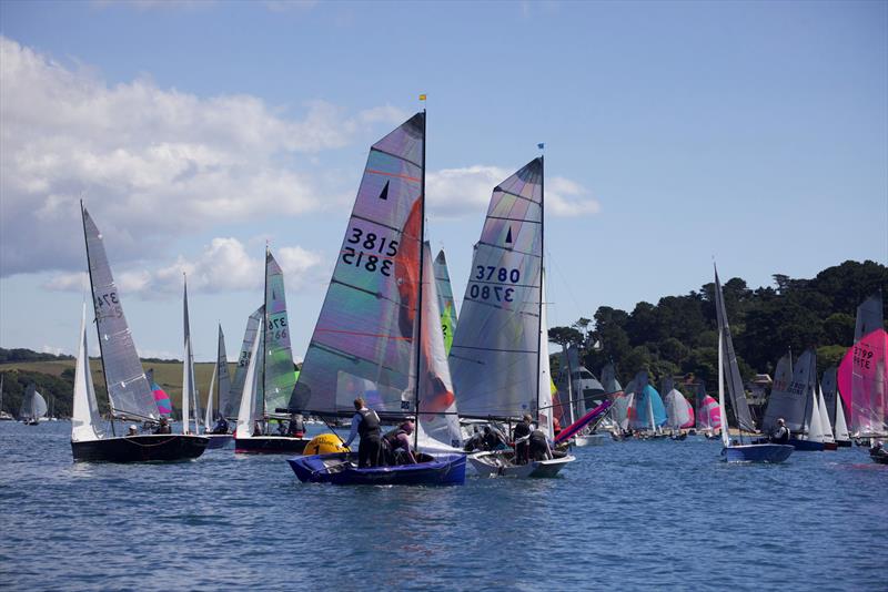 Helly Hansen Merlin Rocket Salcombe Week - Thursday racing photo copyright Lucy Burn taken at Salcombe Yacht Club and featuring the Merlin Rocket class