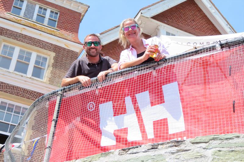 Helly Hansen Merlin Rocket Salcombe Week - Tom Gillard and Rachel Gray, overall winners - photo © Malcolm Mackley