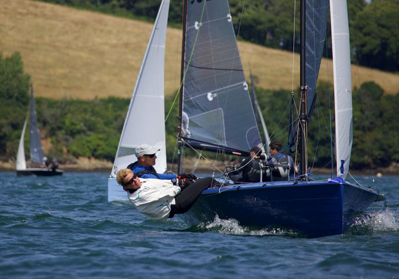 Helly Hansen Merlin Rocket Salcombe Week - Friday racing photo copyright Lucy Burn taken at Salcombe Yacht Club and featuring the Merlin Rocket class
