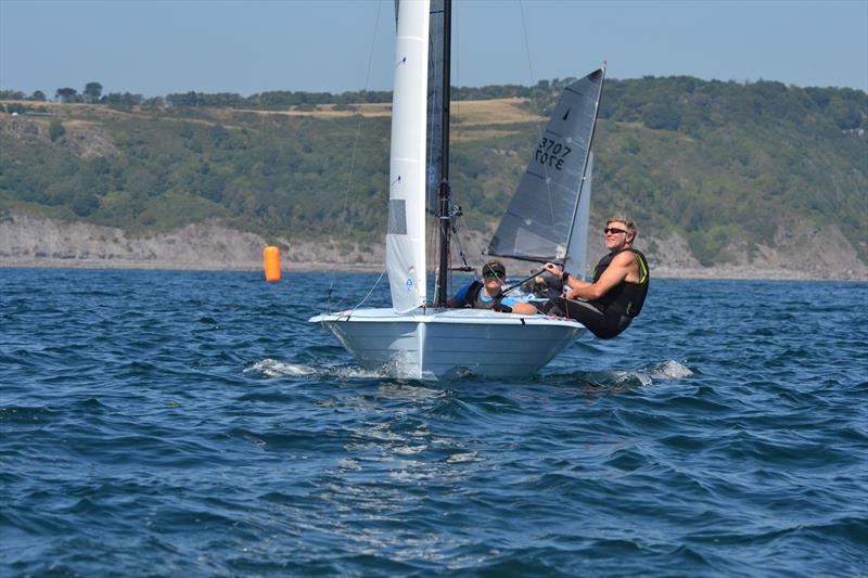 Merlin Rocket Aspire National at Looe Day 1 photo copyright Alex Pausey taken at Looe Sailing Club and featuring the Merlin Rocket class