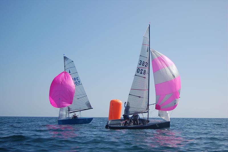 Merlin Rocket Aspire National at Looe Day 1 photo copyright Alex Pausey taken at Looe Sailing Club and featuring the Merlin Rocket class