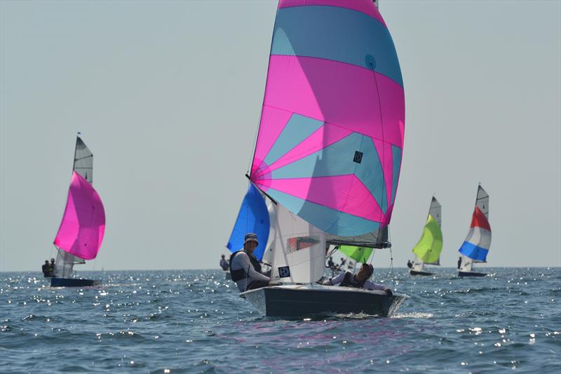 Merlin Rocket Aspire National at Looe Day 1 photo copyright Alex Pausey taken at Looe Sailing Club and featuring the Merlin Rocket class