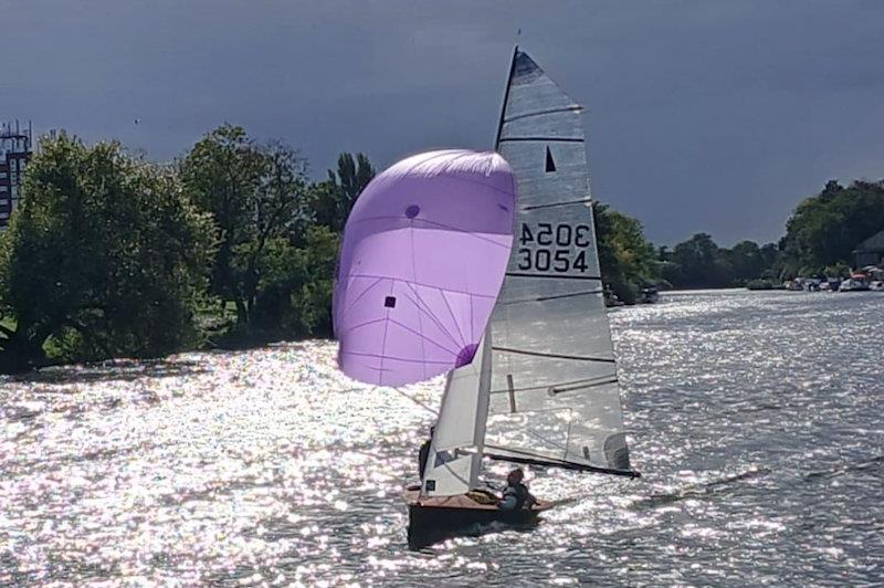 After Myth (with newer sails) - Merlin Rockets at Hampton photo copyright George Bell taken at Hampton Sailing Club and featuring the Merlin Rocket class