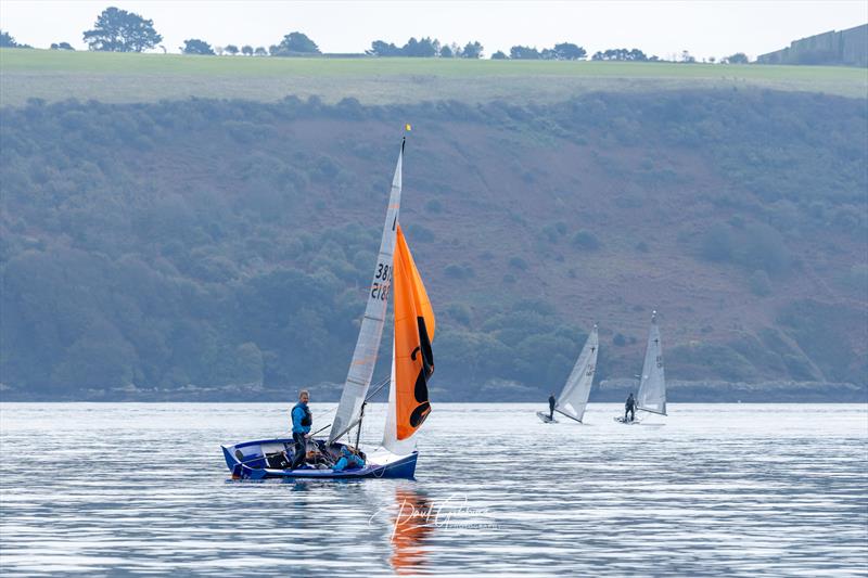Waiting for wind of day 1 - Merlin Rockets at the Allspars Final Fling - photo © Paul Gibbins Photography