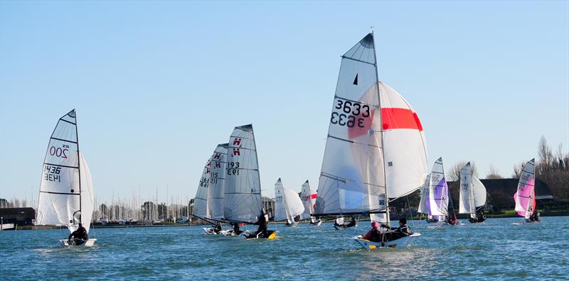 Chichester Yacht Club 2026 Snowflake Series Day 1 photo copyright Mark Green taken at Chichester Yacht Club and featuring the Merlin Rocket class