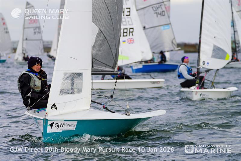 GJW Direct 50th Bloody Mary photo copyright Simon Winkley Marine taken at Queen Mary Sailing Club and featuring the Merlin Rocket class