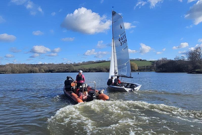 Merlin Rocket Youth Training event 1 at Fishers Green photo copyright FGSC / MROA taken at Fishers Green Sailing Club and featuring the Merlin Rocket class