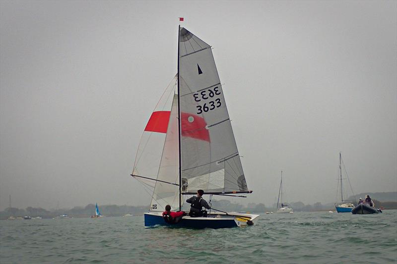 Chichester YC 2026 Snowflake Series day 5 photo copyright Kathy McHale and Katie Merryfield-Day taken at Chichester Yacht Club and featuring the Merlin Rocket class