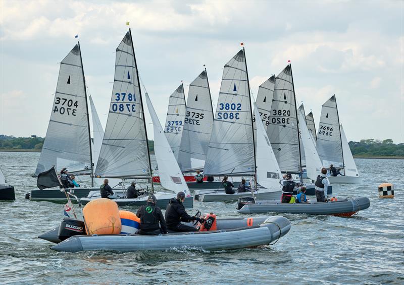 Training day before the Merlin Rocket Women's Nationals 2023 photo copyright Patrick Blake taken at Lymington Town Sailing Club and featuring the Merlin Rocket class