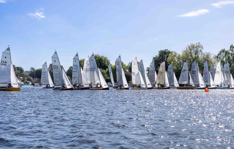 27 line up for Race 1 - Merlin Rocket Craftinsure Silver Tiller at Upper Thames - photo © Tony Ketley