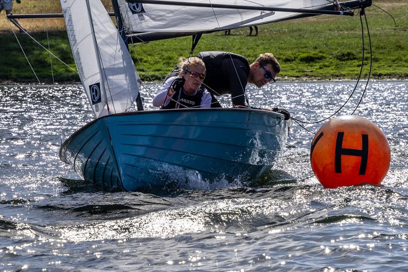 Chris and Pippa Kilsby finish second and first Gold Fleet - Merlin Rocket Craftinsure Silver Tiller at Upper Thames - photo © Tony Ketley