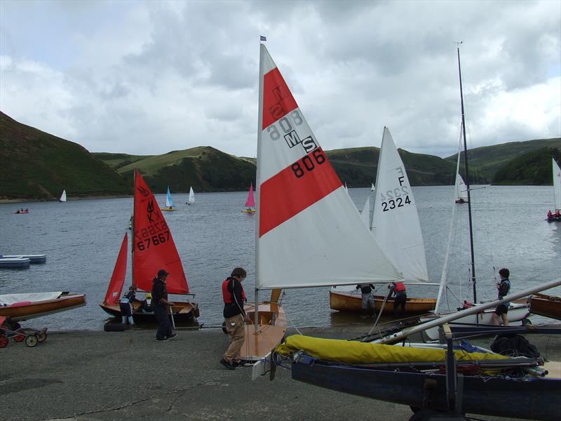 CVRDA National Rally at Clywedog photo copyright Wendy Marshall taken at Clywedog Sailing Club and featuring the Minisail class