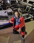 Xavier Doerr is retrieved by the Fremantle Sailing Club and then returned ashore © The Little Aussie Lap