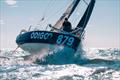 Quentin Debois in the starting blocks in Cadiz for his attempt to break the Transatlantic record