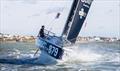 Quentin Debois in the starting blocks in Cadiz for his attempt to break the Transatlantic record