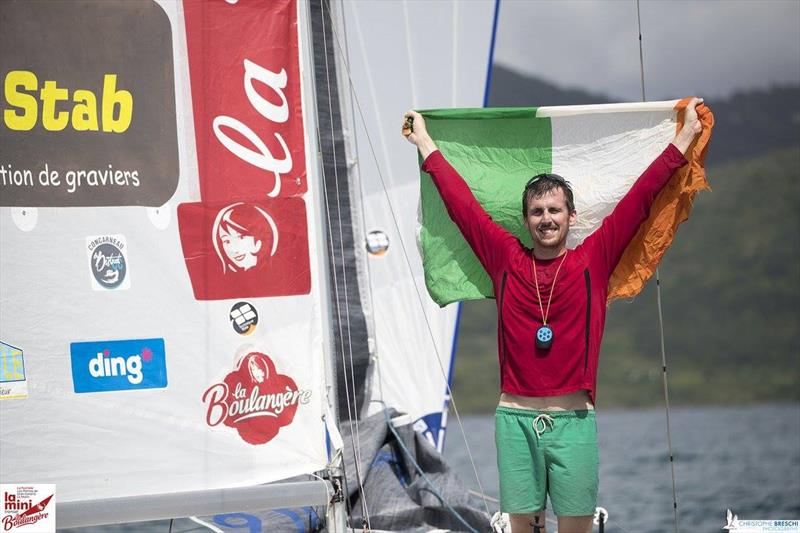 Tom Dolan finishes 6th in the Mini-Transat La Boulangère photo copyright Christophe Breschi / www.breschi-photo-video.com taken at  and featuring the Mini Transat class