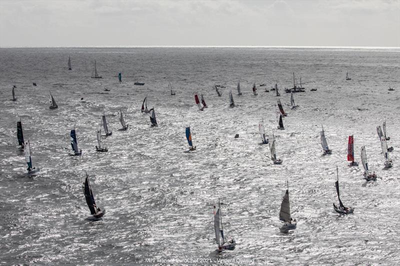 Mini Transat EuroChef 2021 Leg 1 sets off from Les Sables d'Olonne - photo © Vincent Olivaud