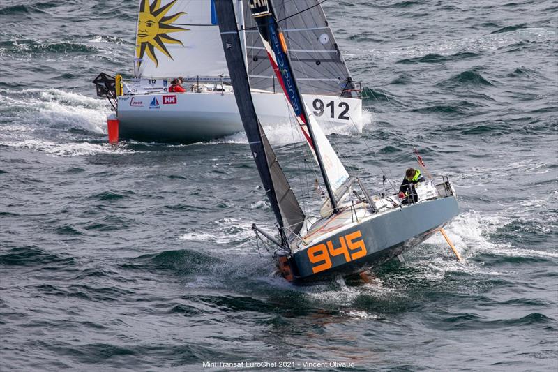 Mini Transat EuroChef 2021 Leg 1 photo copyright Vincent Olivaud taken at  and featuring the Mini Transat class