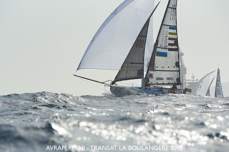 Mini-Transat La Boulangère Leg 2 Day 5 photo copyright Marin Avram taken at  and featuring the Mini Transat class