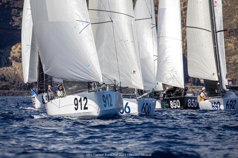 Mini Transat EuroChef 2021 Leg 2 start - photo © Vincent Olivaud