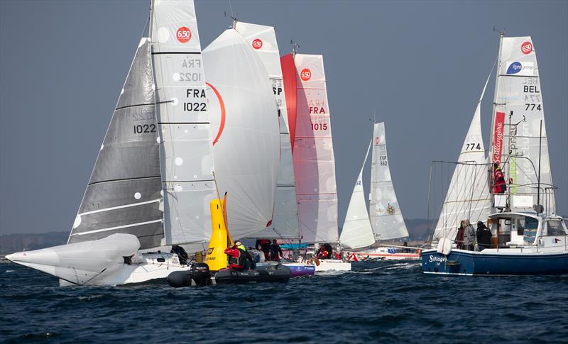 Les Sables - Les Acores - Les Sables (SAS) Race photo copyright Christophe Breschi taken at  and featuring the Mini Transat class