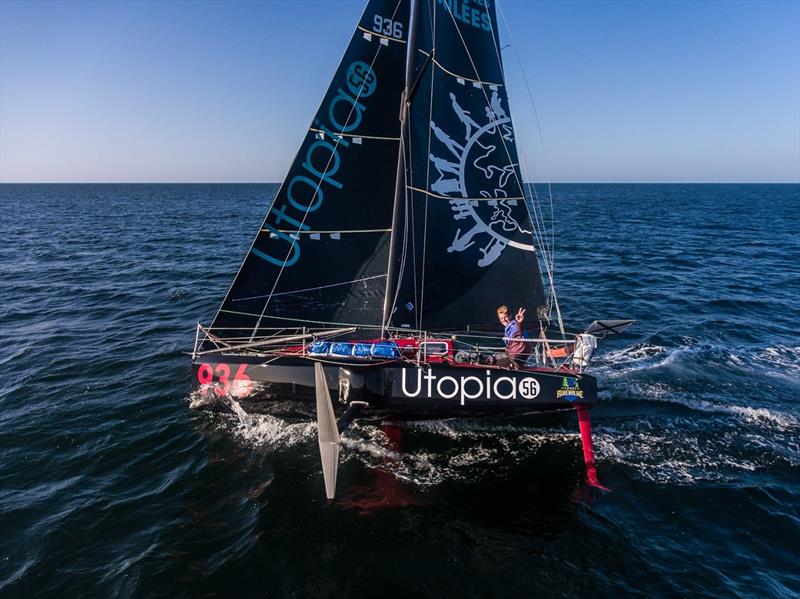 The first official transatlantic record ever attempted on a Mini 6.50 photo copyright Vdb Productions / Muriel Vandenbempt taken at  and featuring the Mini Transat class