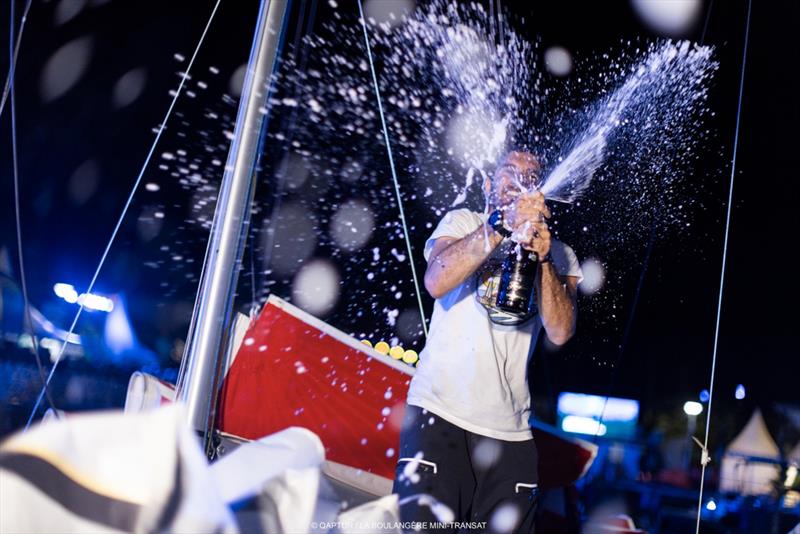 La Boulangere Mini Transat photo copyright Qaptur taken at  and featuring the Mini Transat class