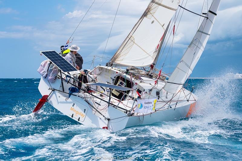 Joshua Schopfer and Arnaud Machado finish second in the Roma Per Due photo copyright G. Di Fazio taken at  and featuring the Mini Transat class