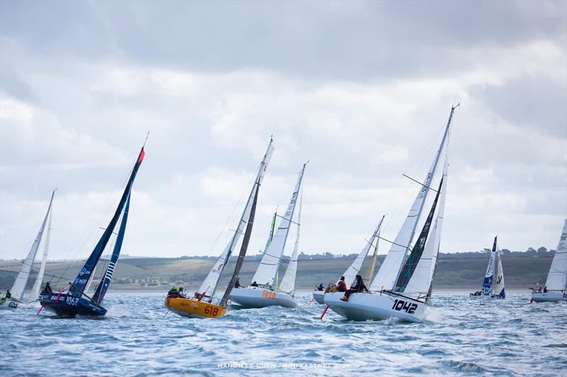 Franco-American skipper Ambre Hasson is the lone American-flagged entry in this year's Mini Transat Race photo copyright Manon Le guen taken at Anchorage Yacht Club, New York and featuring the Mini Transat class