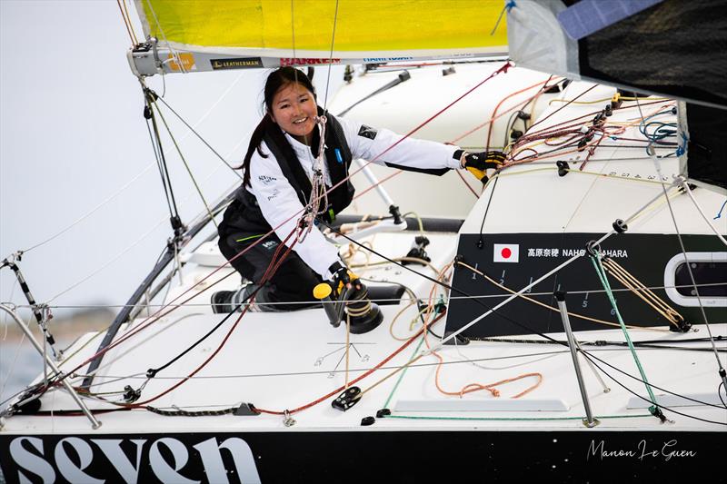 Naho Takahara in the Mini Transat 2025 - photo © Manon Le Guen