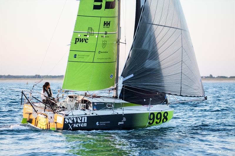 Naho Takahara in the Mini Transat 2025 - photo © Manon Le Guen