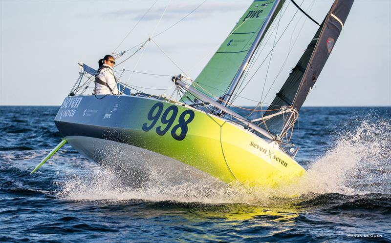 Naho Takahara in the Mini Transat 2025 - photo © Manon Le Guen