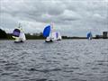 2023 Miracle Northerns at Delph - Saturday race 2: The first downwind leg © Chris Ball