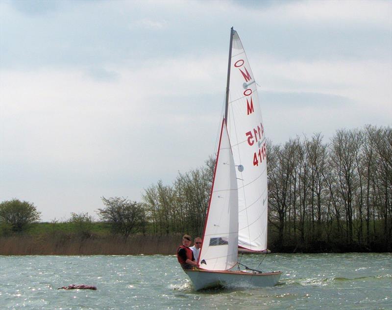 Richard Brameld (4115) during the Welton Miracle Open photo copyright John Banks taken at Welton Sailing Club and featuring the Miracle class