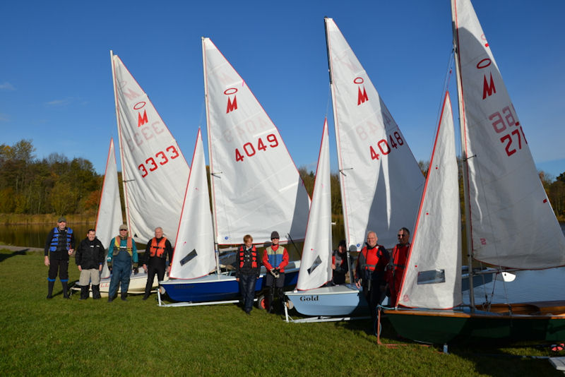 Telford Sailing Club's training Miracles photo copyright Phil Morris taken at Telford Sailing Club and featuring the Miracle class