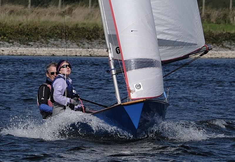 Dave and Zara on their lap of honour during the Miracle Welsh Area Championship at Shotwick Lake - photo © Ian Clowes
