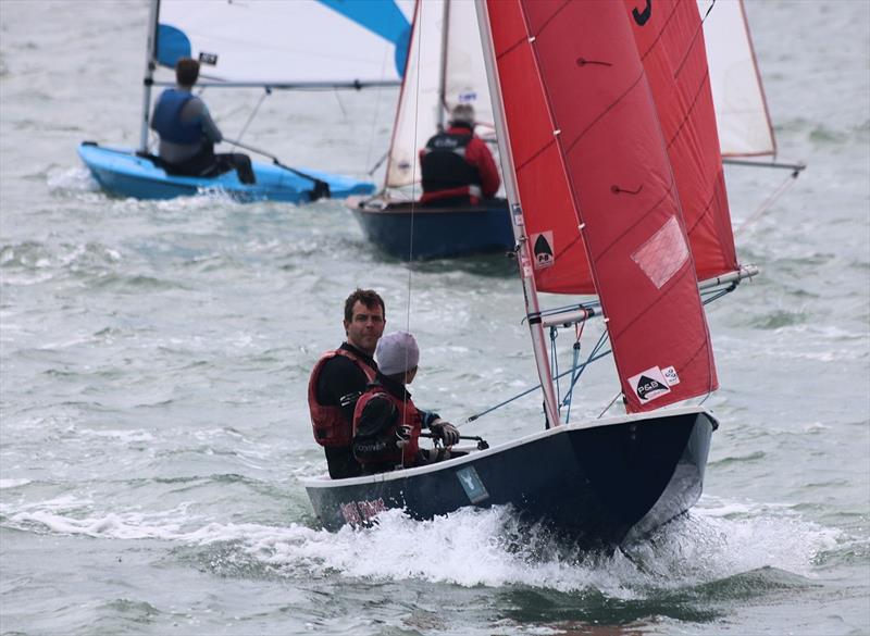 Cowes Dinghy Week 2017 photo copyright Chris Evans taken at Gurnard Sailing Club and featuring the Mirror class