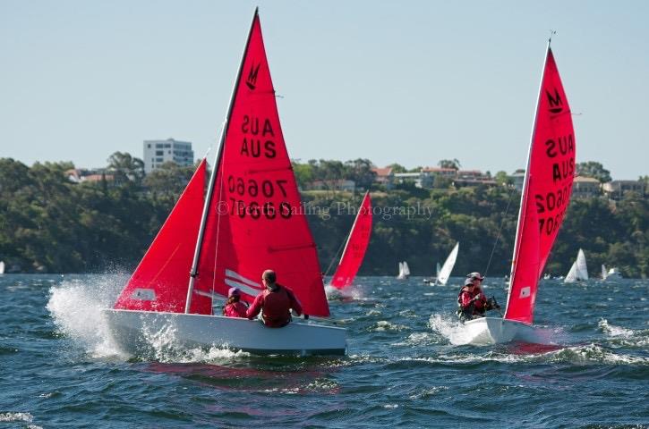 The O'Beirne family during the International Classes Regatta in Perth photo copyright Rick Steuart / Perth Sailing Photography taken at Royal Freshwater Bay Yacht Club and featuring the Mirror class