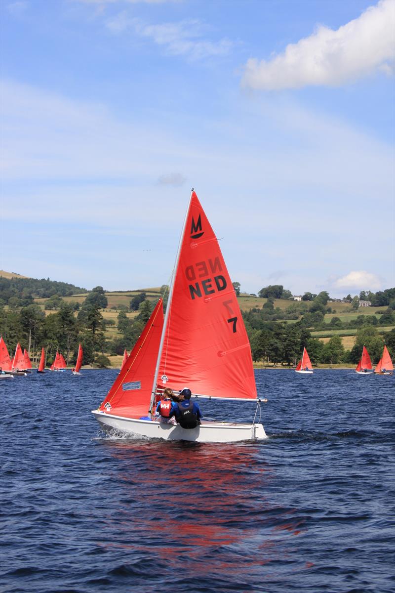 Alle & Anna Roodbergen during the Mirror Nationals at Ullswater photo copyright Frank Stewart taken at Ullswater Yacht Club and featuring the Mirror class