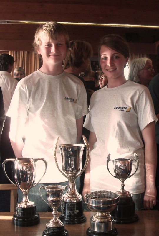 Edward and Beth Grey win the Mirror Inlands on Lake Windermere photo copyright Colette Grey taken at Royal Windermere Yacht Club and featuring the Mirror class