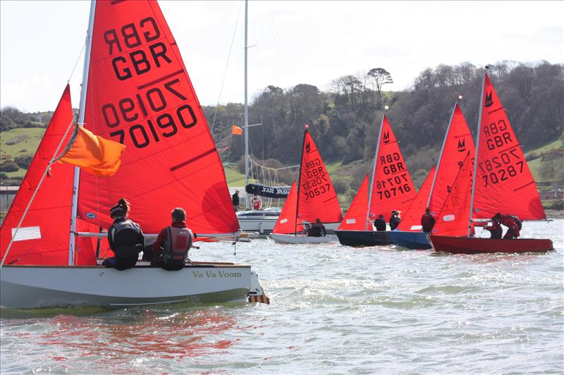 The first Mirror South West Travellers event of 2012 photo copyright Saltash Sailing Club taken at Saltash Sailing Club and featuring the Mirror class